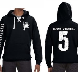 "5" Hoodie with "Gang Gang Gang"