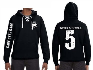 "5" Hoodie with "Gang Gang Gang"